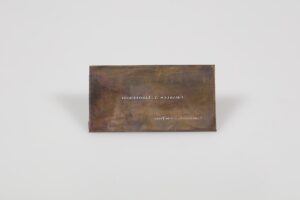 business cards stack
