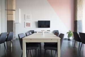 empty meeting room chairs