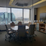 corporate team meeting office