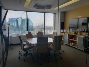 corporate team meeting office