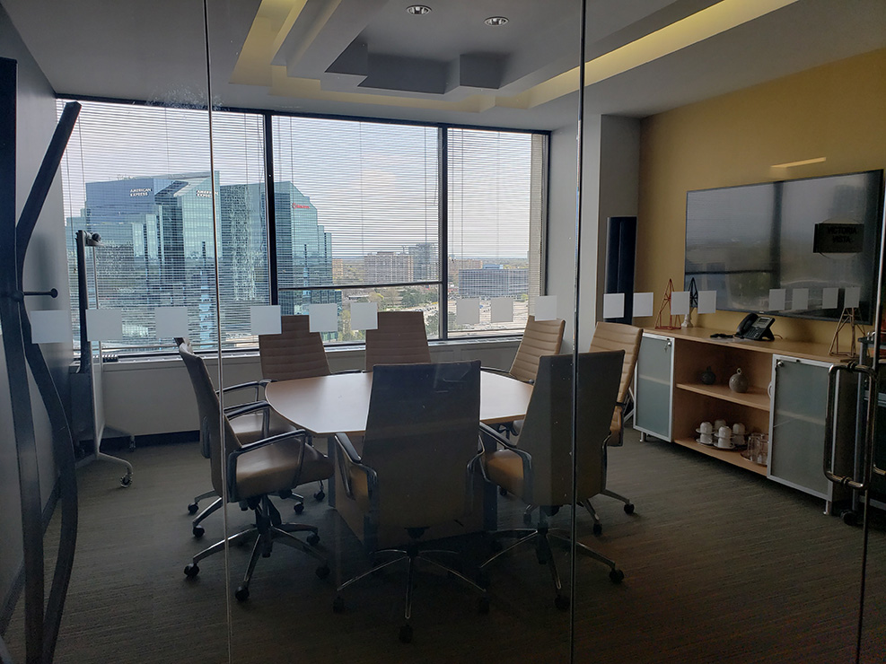 corporate team meeting office