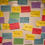 sticky notes board