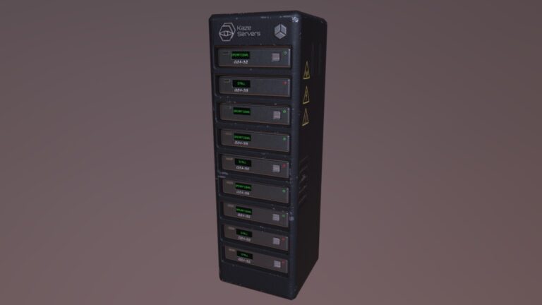 Netzwerkkabel in verschiedenen Farben führen zu den Anschlüssen eines Serverschranks